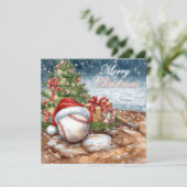 Baseball Weihnachten (Stehend Vorderseite)