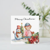 Baseball Weihnachten (Stehend Vorderseite)