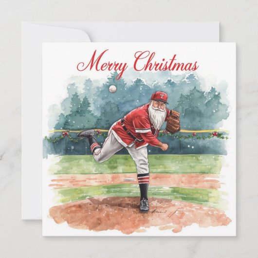Baseball Weihnachten (Vorderseite)