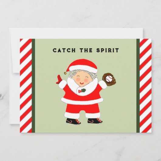 Baseball Weihnachten (Vorderseite)