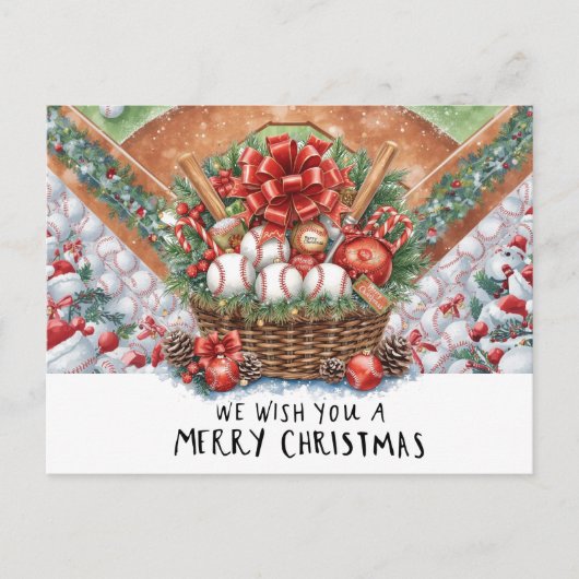 Baseball Weihnachten (Vorderseite)