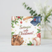 Baseball Weihnachten (Stehend Vorderseite)