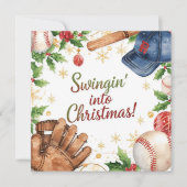 Baseball Weihnachten (Vorderseite)