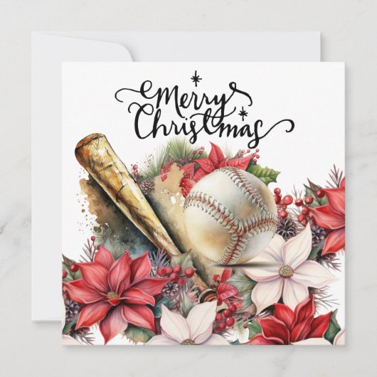 Baseball Weihnachten (Vorderseite)