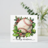 Baseball Weihnachten (Stehend Vorderseite)