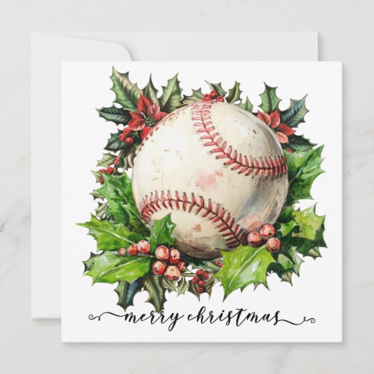 Baseball Weihnachten (Vorderseite)