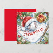 Baseball Weihnachten (Vorne/Hinten)
