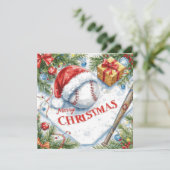 Baseball Weihnachten (Stehend Vorderseite)