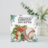 Baseball Weihnachten (Stehend Vorderseite)