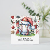 Baseball Weihnachten (Stehend Vorderseite)