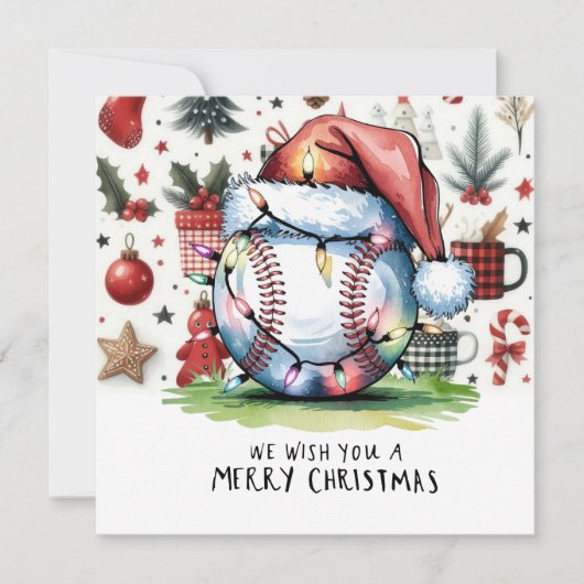 Baseball Weihnachten (Vorderseite)