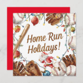 Baseball Weihnachten (Vorne/Hinten)