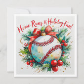 Baseball Weihnachten (Vorderseite)