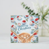 Baseball Weihnachten (Stehend Vorderseite)