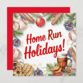 Baseball Weihnachten (Vorne/Hinten)