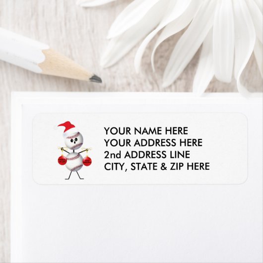 Baseball Weihnachten (Insitu)