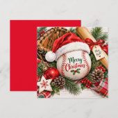 Baseball Weihnachten (Vorne/Hinten)