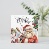 Baseball Weihnachten (Stehend Vorderseite)