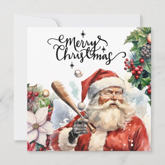 Baseball Weihnachten (Vorderseite)