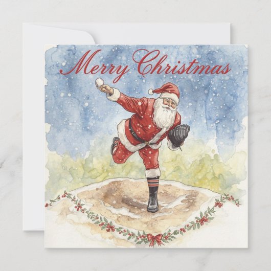 Baseball Weihnachten (Vorderseite)