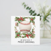 Baseball Weihnachten (Stehend Vorderseite)