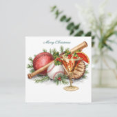 Baseball Weihnachten (Stehend Vorderseite)