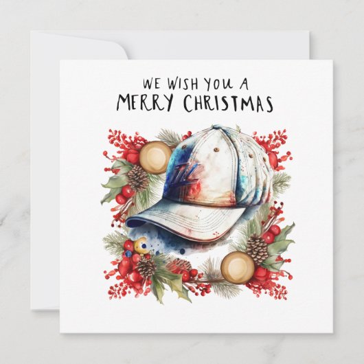 Baseball Weihnachten (Vorderseite)