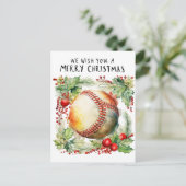 Baseball Weihnachten (Stehend Vorderseite)