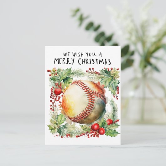 Baseball Weihnachten (Stehend Vorderseite)