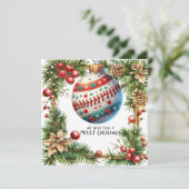 Baseball Weihnachten (Stehend Vorderseite)
