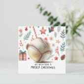 Baseball Weihnachten (Stehend Vorderseite)