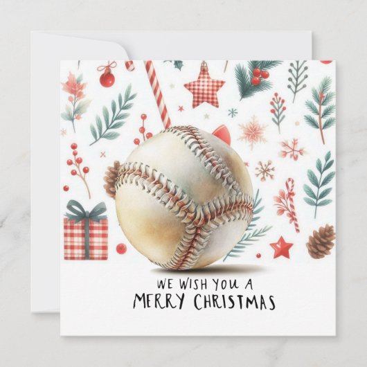 Baseball Weihnachten (Vorderseite)