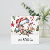 Baseball Weihnachten (Stehend Vorderseite)