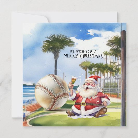 Baseball Weihnachten (Vorderseite)