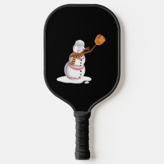 Baseball Weihnachten Dubbing Snowman Geschenk Mama Pickleball Schläger