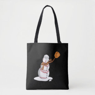 Baseball Weihnachten Dubbing Snowman Geschenk Mama Tasche