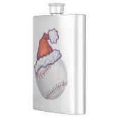 Baseball Weihnachten Flachmann (Links)