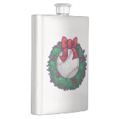Baseball Weihnachten Flachmann (Rechts)