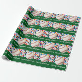 Baseball Weihnachten Geschenkpapier (Ungerollt)