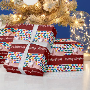 Baseball Weihnachten Geschenkpapier