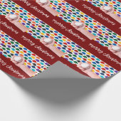 Baseball Weihnachten Geschenkpapier (Ecke)