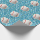 Baseball Weihnachten Geschenkpapier (Ecke)