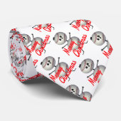 Baseball Weihnachten Krawatte (Gerollt)