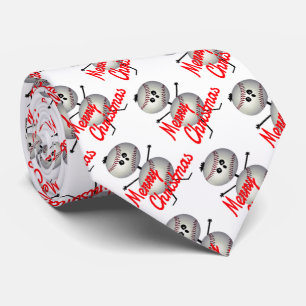 Baseball Weihnachten Krawatte