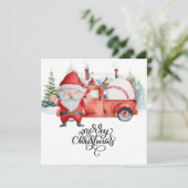 Baseball Weihnachten mit dem Weihnachtsmann (Stehend Vorderseite)