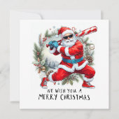 Baseball Weihnachten mit dem Weihnachtsmann (Vorderseite)