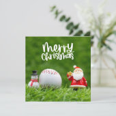 Baseball Weihnachten mit dem Weihnachtsmann und Sn (Stehend Vorderseite)