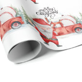 Baseball Weihnachten mit dem Weihnachtsmann und Sn Geschenkpapier (Rolleneckpunkt)