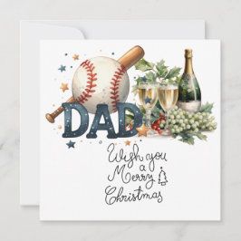 Baseball Weihnachten mit Geschenken und Ball