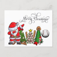 Baseball Weihnachten mit Geschenken und Ball Urlau